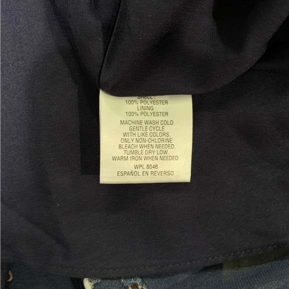 Sleeveless Navy Sea Print Madison Jules Dress - Picture 4 of 6